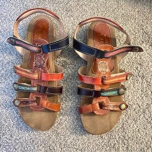 Spring Step L’Artiste Gypsy Women's Multicolor Sandals - EU 40 / US 9